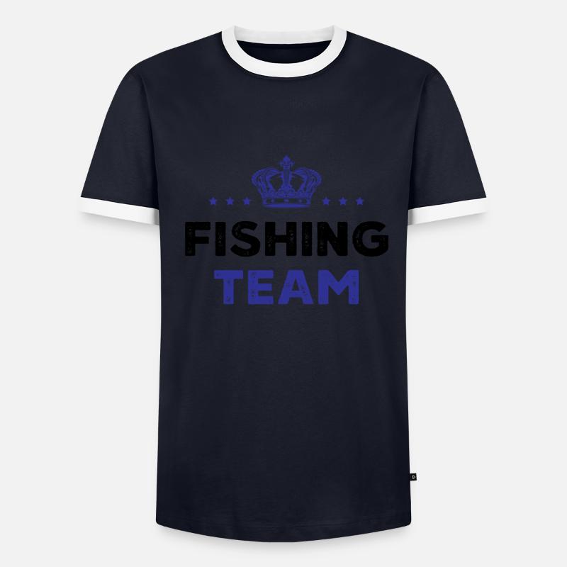 Équipe de pêche T-shirt contrasté Homme