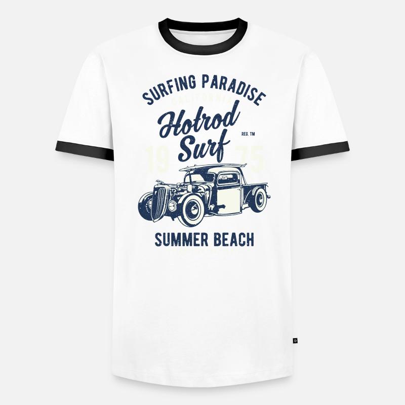 Auto Oldtimer Männer Kontrast-T-Shirt