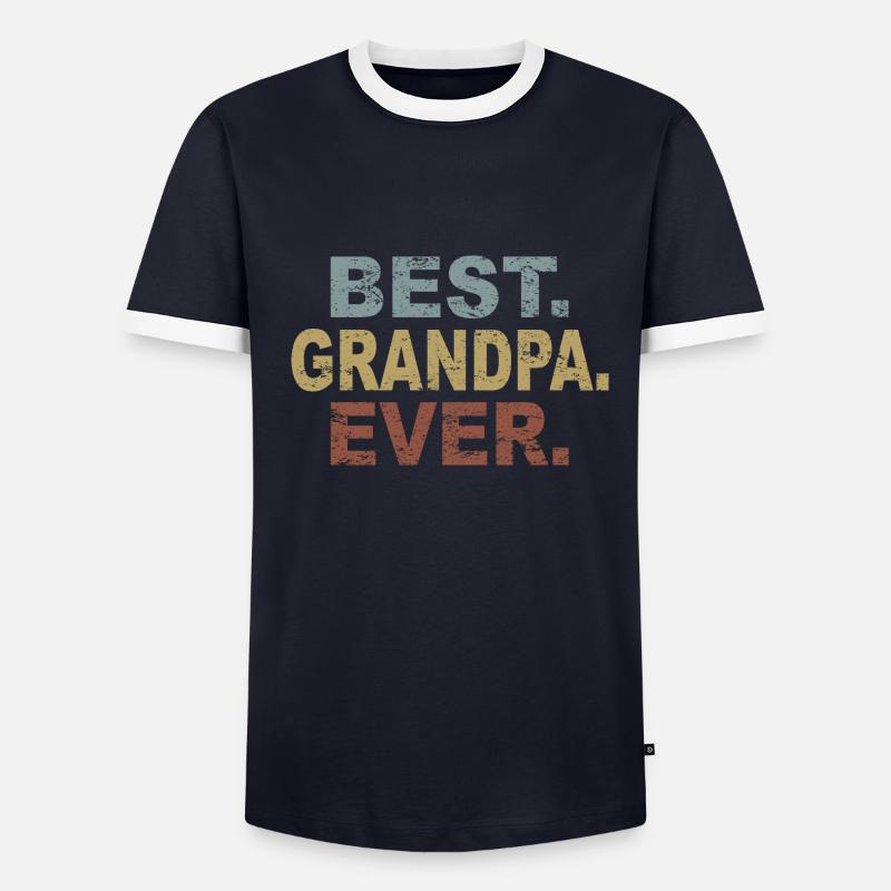 Opa Großeltern Geschenkidee Spruch Männer Kontrast-T-Shirt