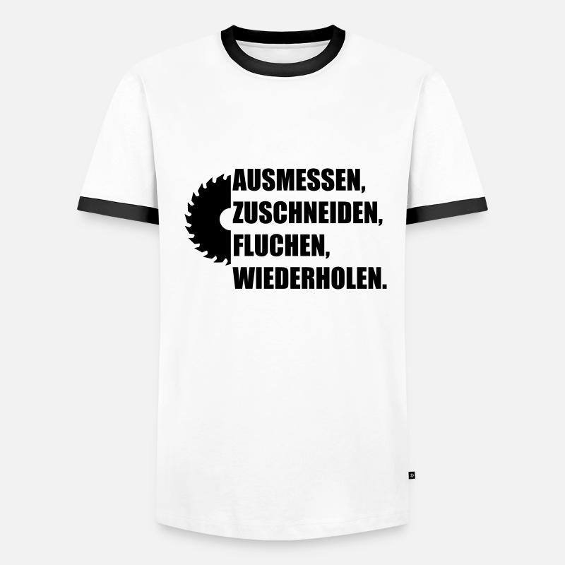 fluchen Männer Kontrast-T-Shirt