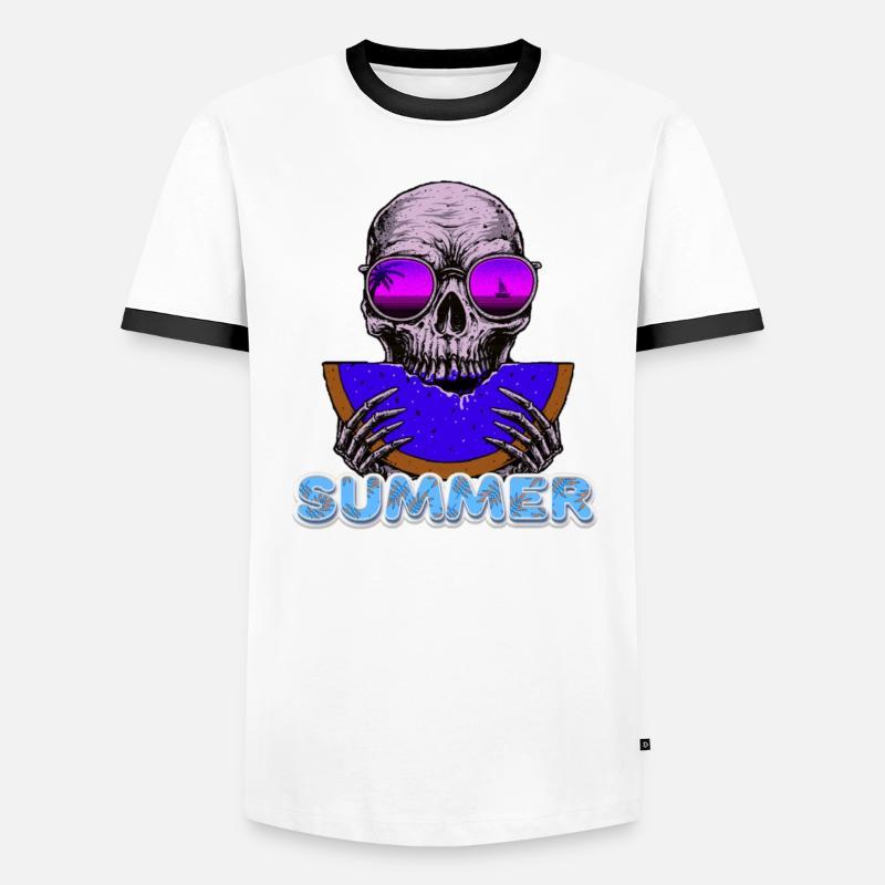 vacay-Modus Männer Kontrast-T-Shirt
