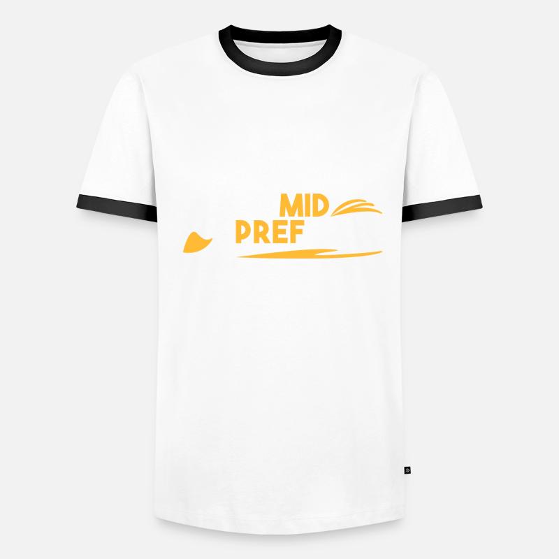 1. Préf Mid 2. Préf Haut T-shirt contrasté Homme