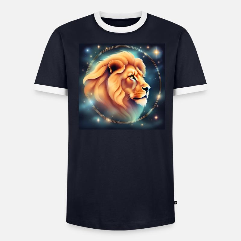 Löwe Sternzeichen Astrologie Geschenk - Männer Kontrast-T-Shirt - undefined