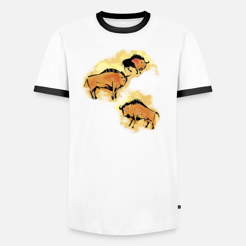 Bison Men's Ringer Shirt