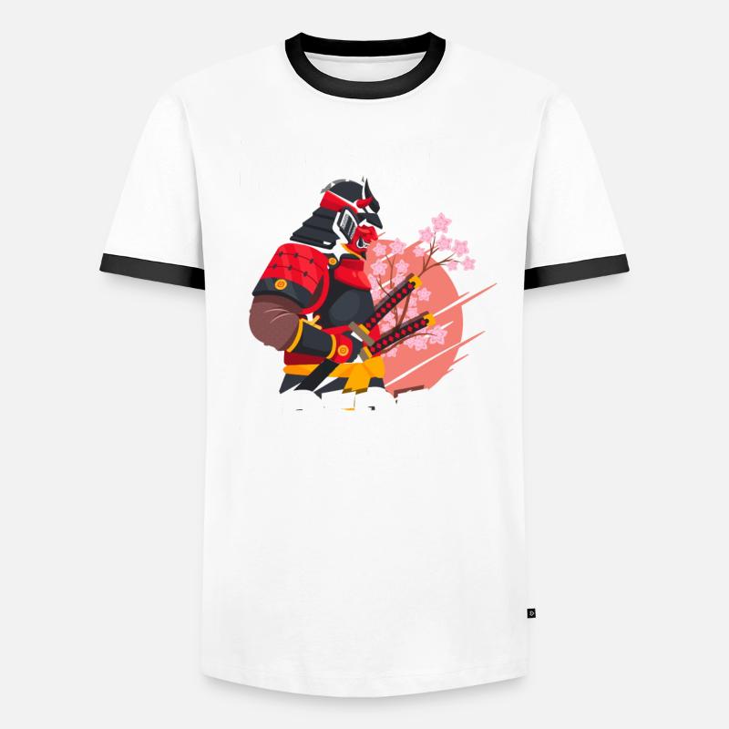 Samurai Samurai Sword Japonais T-shirt contrasté Homme