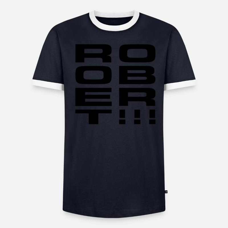 ROOBERT!!! Männer Kontrast-T-Shirt