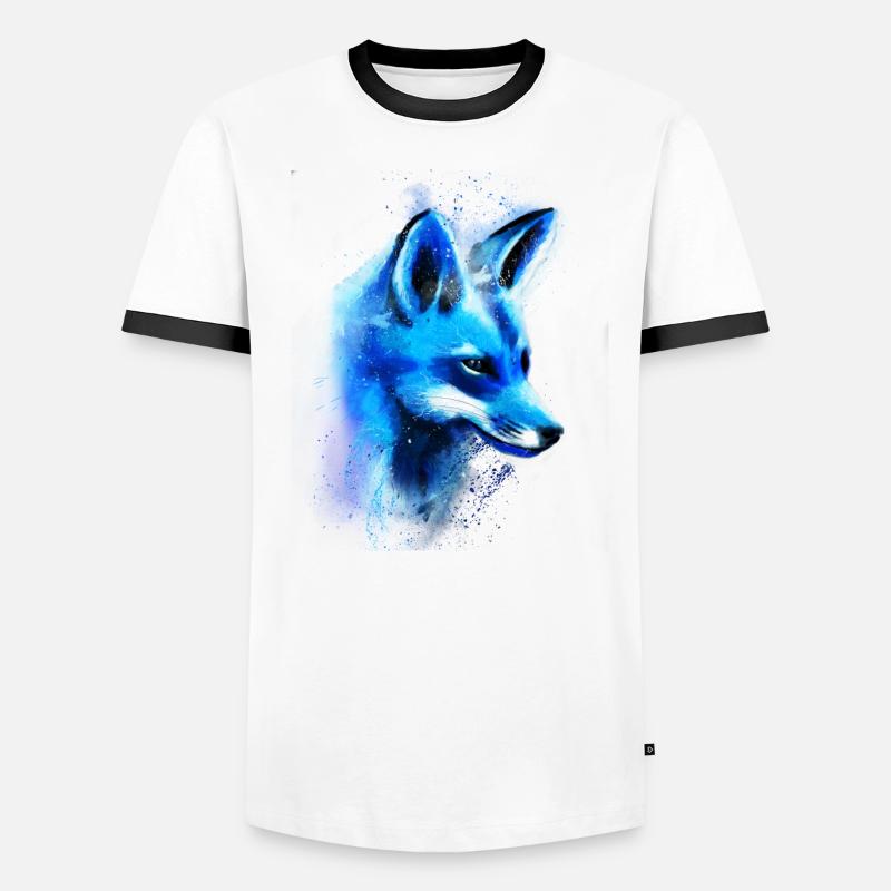 Fox hand-drawn Men's Ringer Shirt