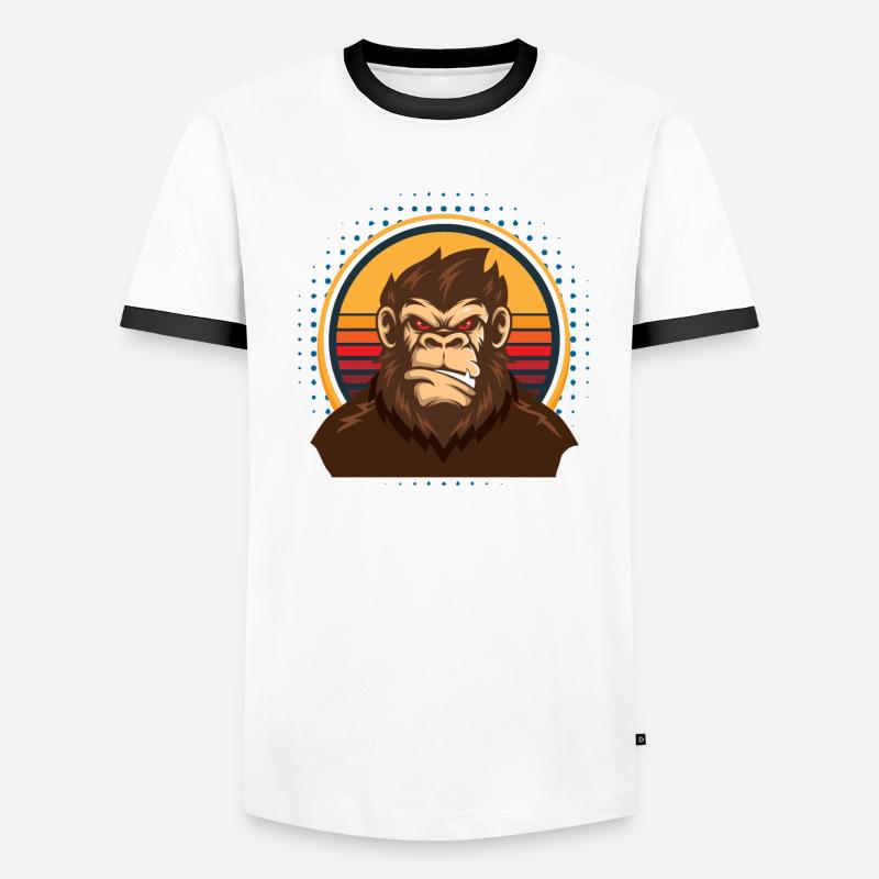 Monkey Children Monkey Child Chimpanzee Men's Ringer Shirt