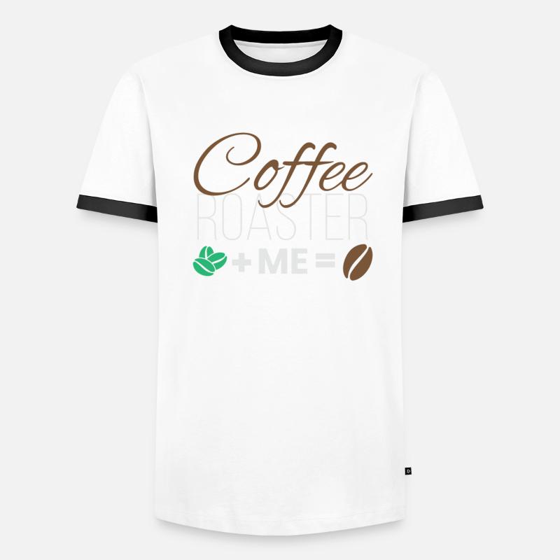 Torréfacteur de café Torréfaction de café T-shirt contrasté Homme