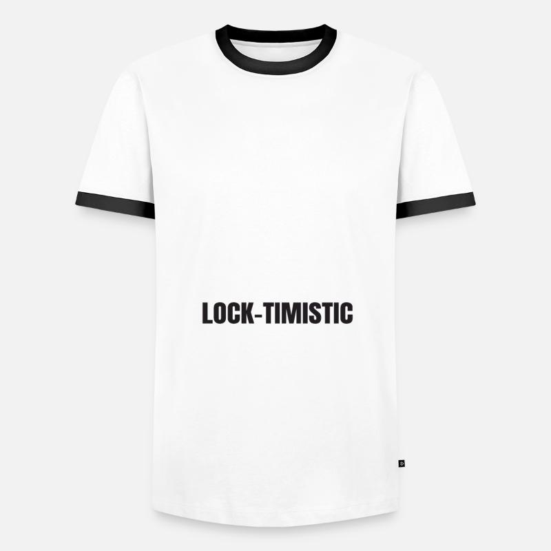 Lock-Timistic Lockpicking Lockpicker Men's Ringer Shirt