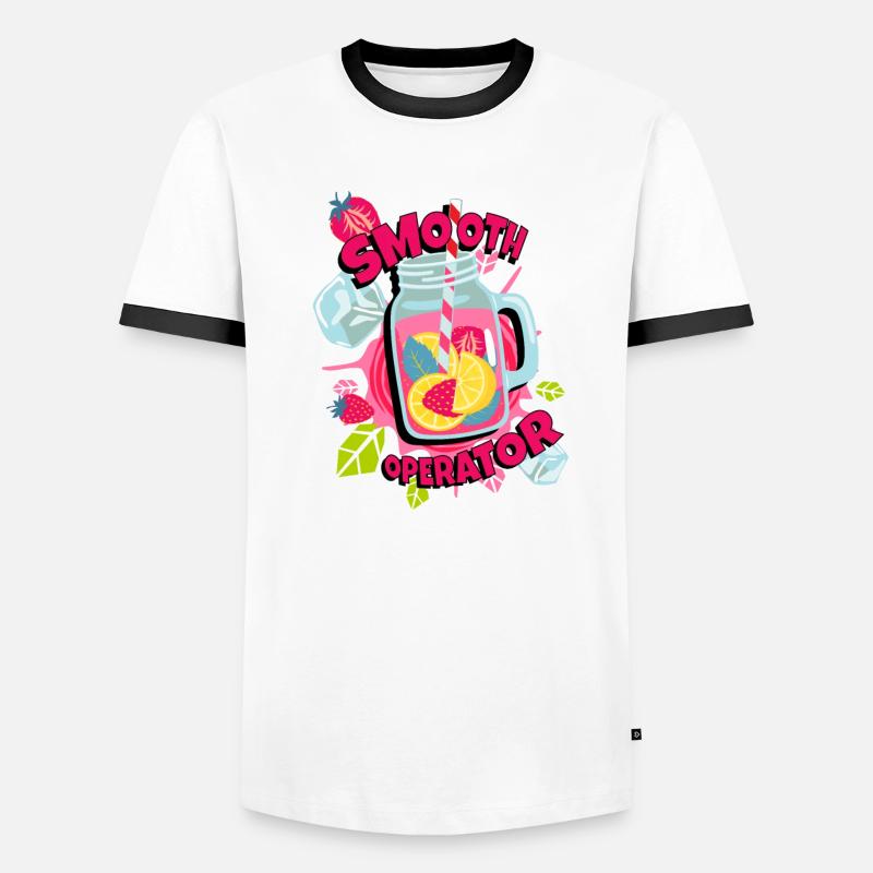 Smooth Operator Smoothies Smoothie Männer Kontrast-T-Shirt