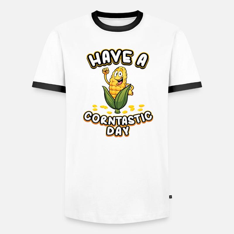 Have A Corntastic Day Corn Men's Ringer Shirt