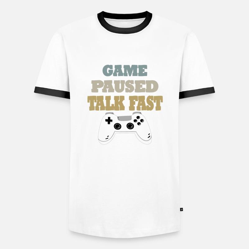 Gaming Retro Geschenkidee Männer Kontrast-T-Shirt
