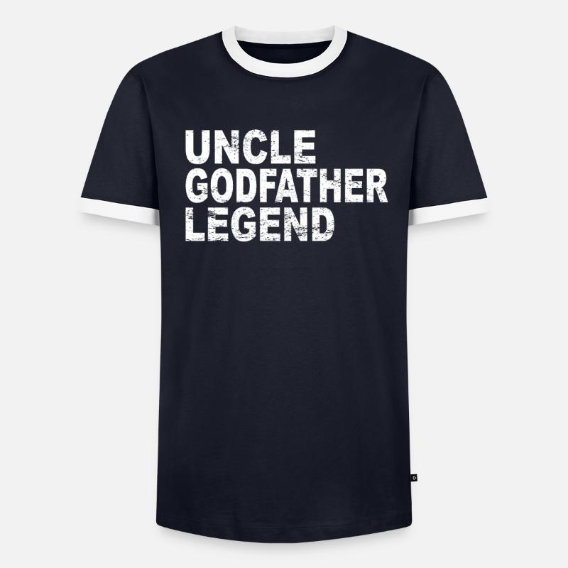 Onkel Neffe Nichte Geschenkidee Spruch Männer Kontrast-T-Shirt
