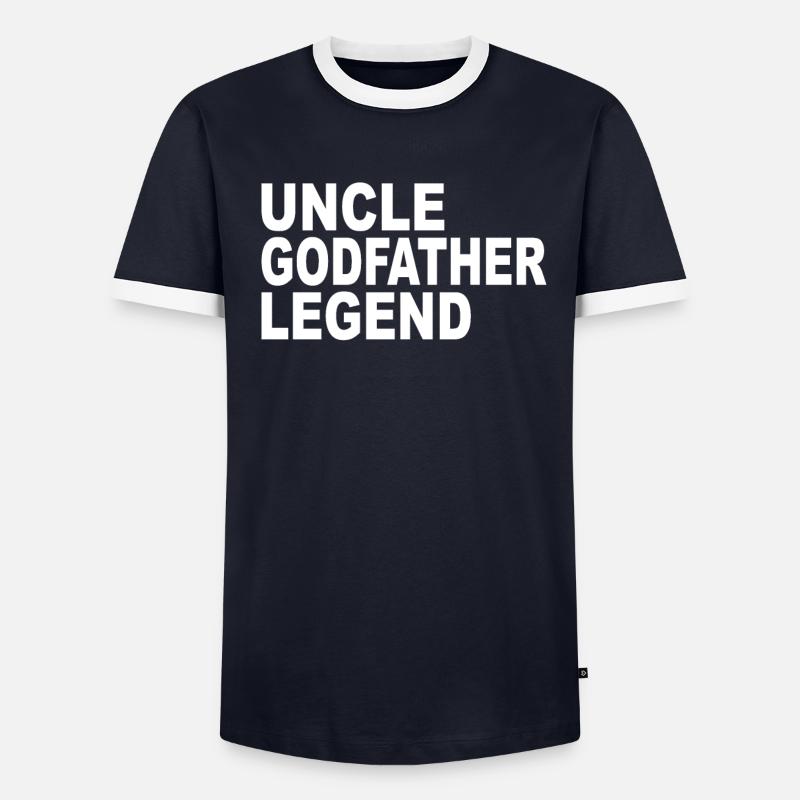 Onkel Neffe Nichte Geschenkidee Spruch Männer Kontrast-T-Shirt