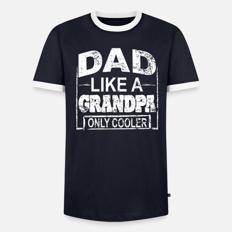 Opa Großeltern Geschenkidee Spruch Männer Kontrast-T-Shirt