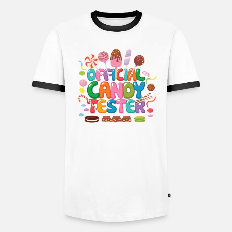Candytester Fruit Gum Candy Candy Men's Ringer Shirt