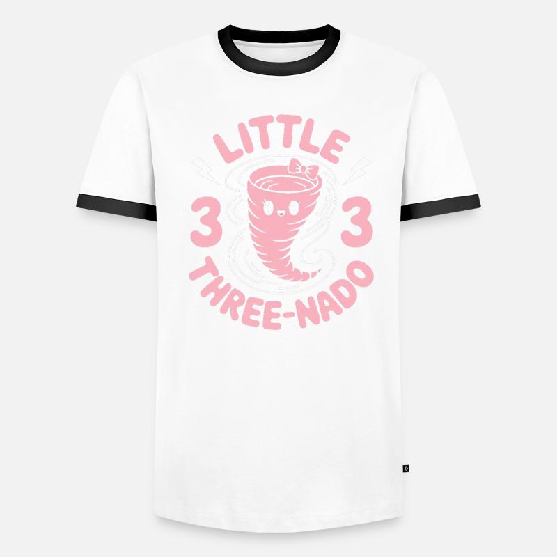 Small Three-Nado Small Tornado Men's Ringer Shirt