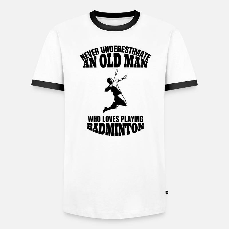 Badminton Lovers Badminton Badminton Gift Men's Ringer Shirt