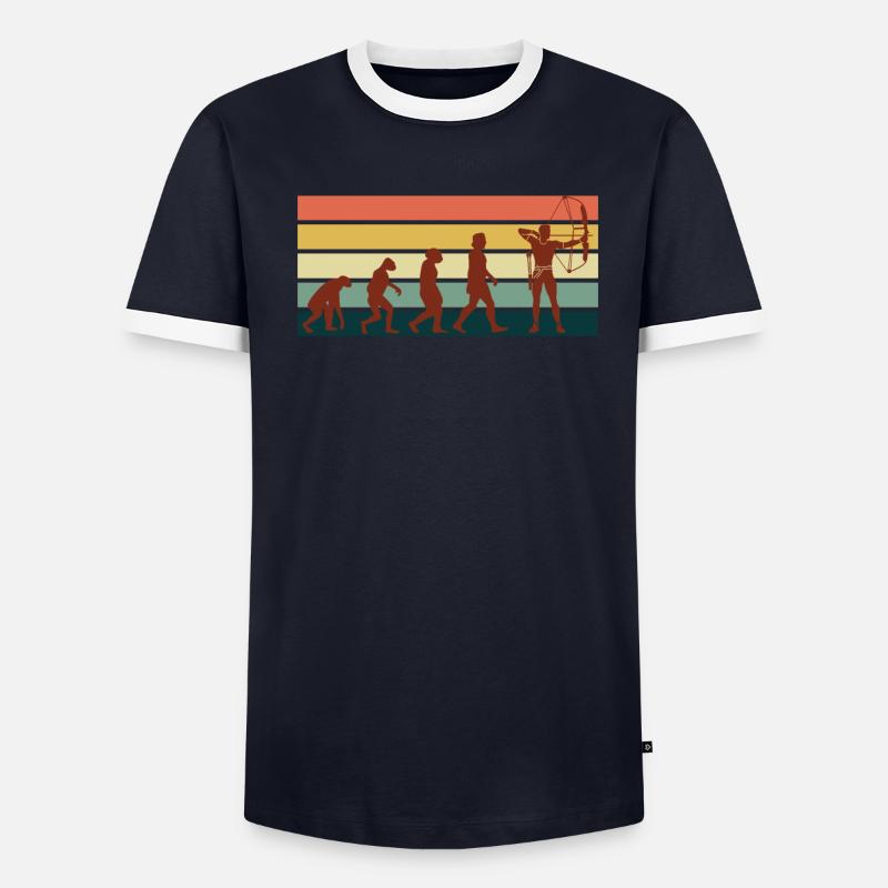 Archery Evolution Bogenschießen - Men's Ringer Shirt - undefined