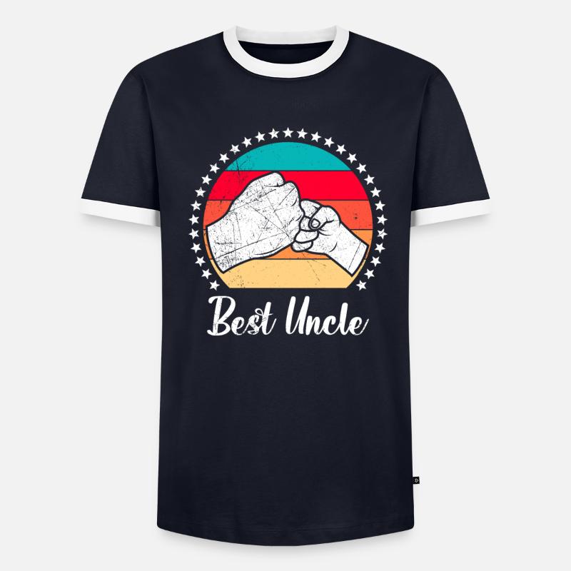 Bester Onkel Männer Kontrast-T-Shirt
