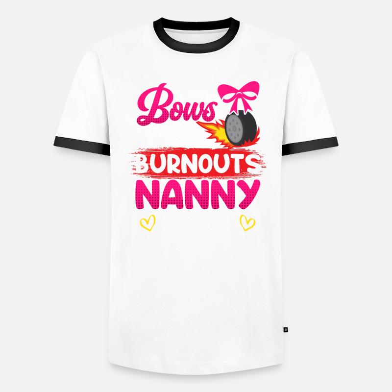 Schleife oder Burnout hab dich lieb Tagesmutter Männer Kontrast-T-Shirt