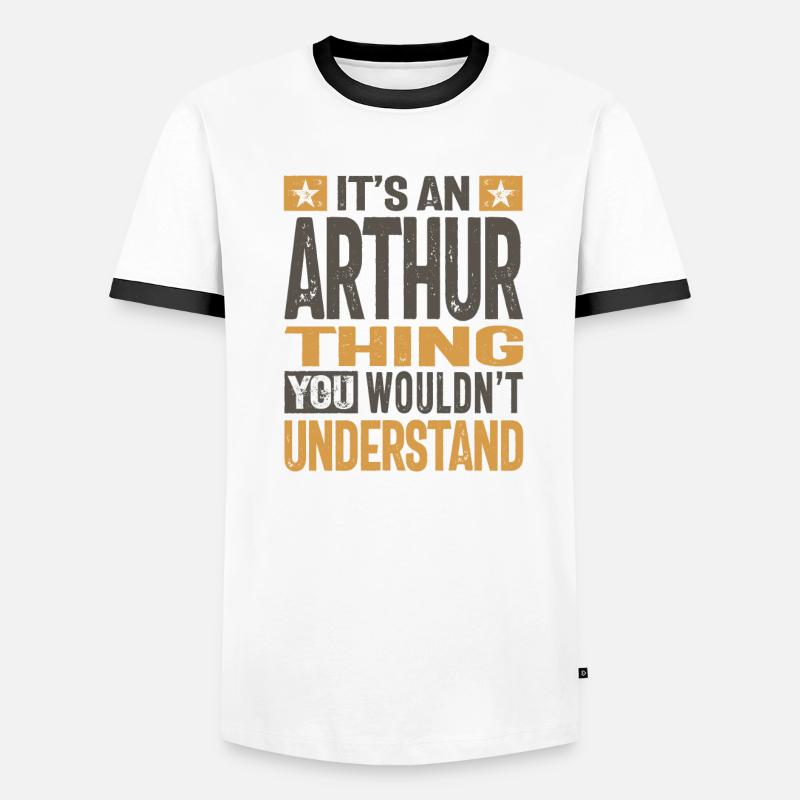It's an Arthur Thing Personalized Name Men's Ringer Shirt