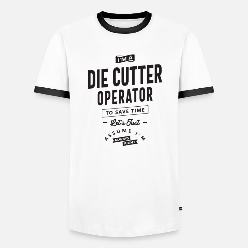 Die Cutter Operator Men's Ringer Shirt