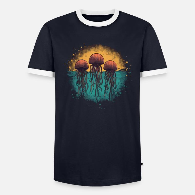 Jellyfish Men's Ringer Shirt