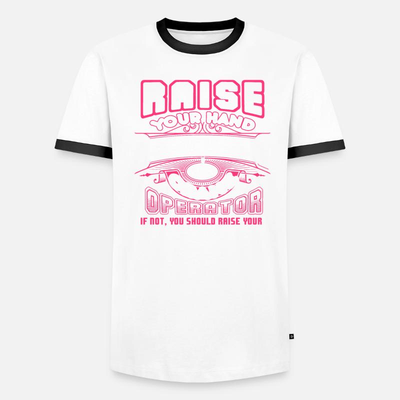 Crane Operator Love A Crane Operator Men's Ringer Shirt