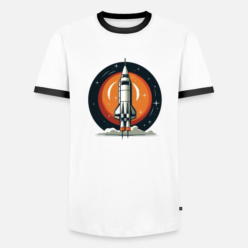 Commencez votre aventure – Explorez l’espace T-shirt contrasté Homme