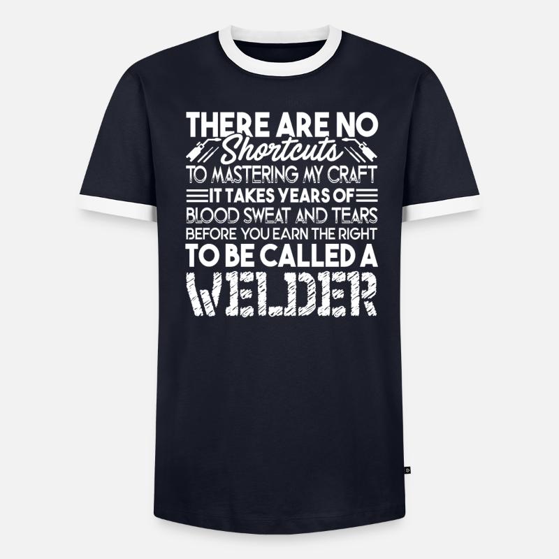 Welder To Be Called A Welder Men's Ringer Shirt