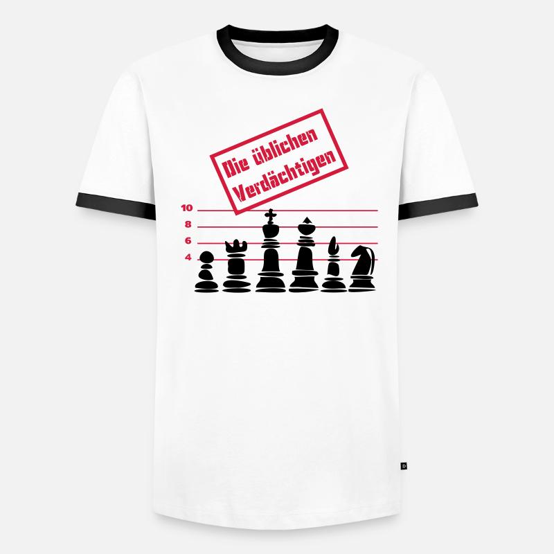 Die üblichen Verdächtigen Männer Kontrast-T-Shirt