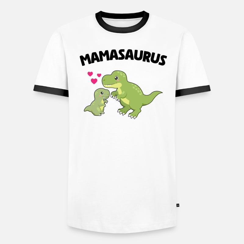 Mamasaurus - Conception de dinosaure mignon T-shirt contrasté Homme