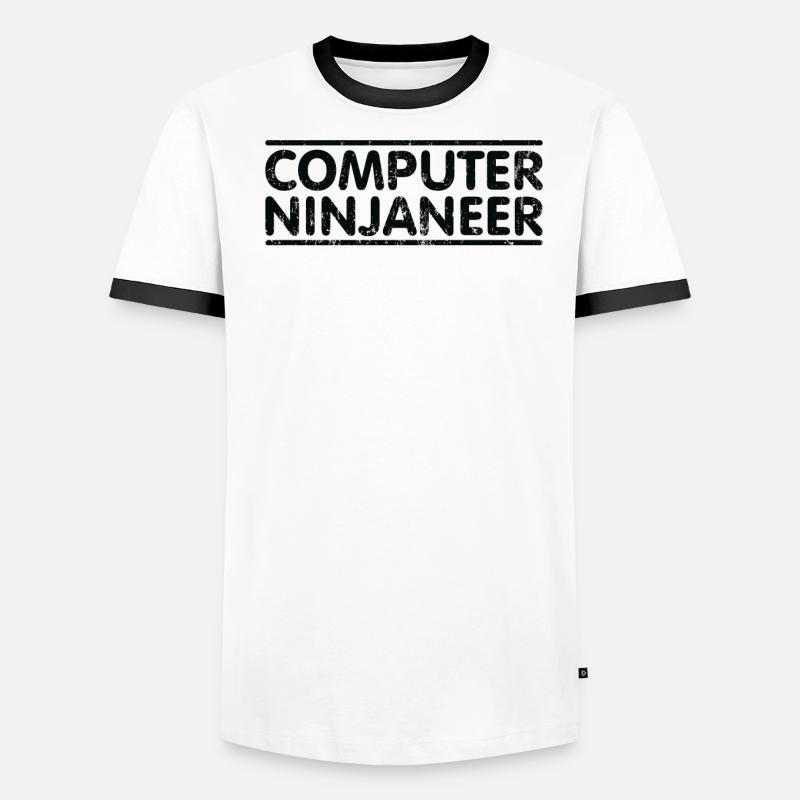 Ninjaneer - Computer Engineer Men's Ringer Shirt