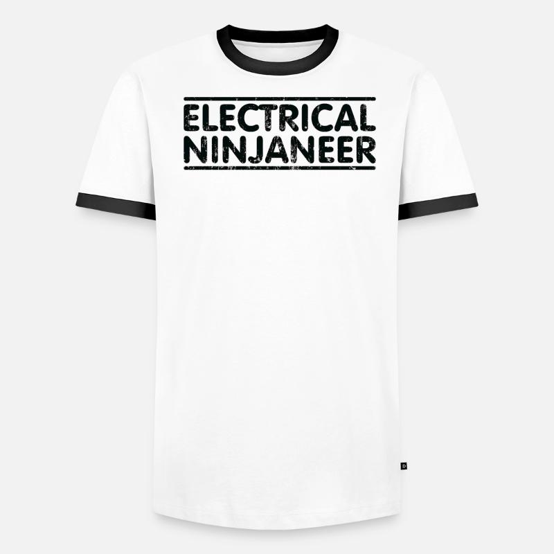 Ninjaneer - Electrical Engineer Men's Ringer Shirt