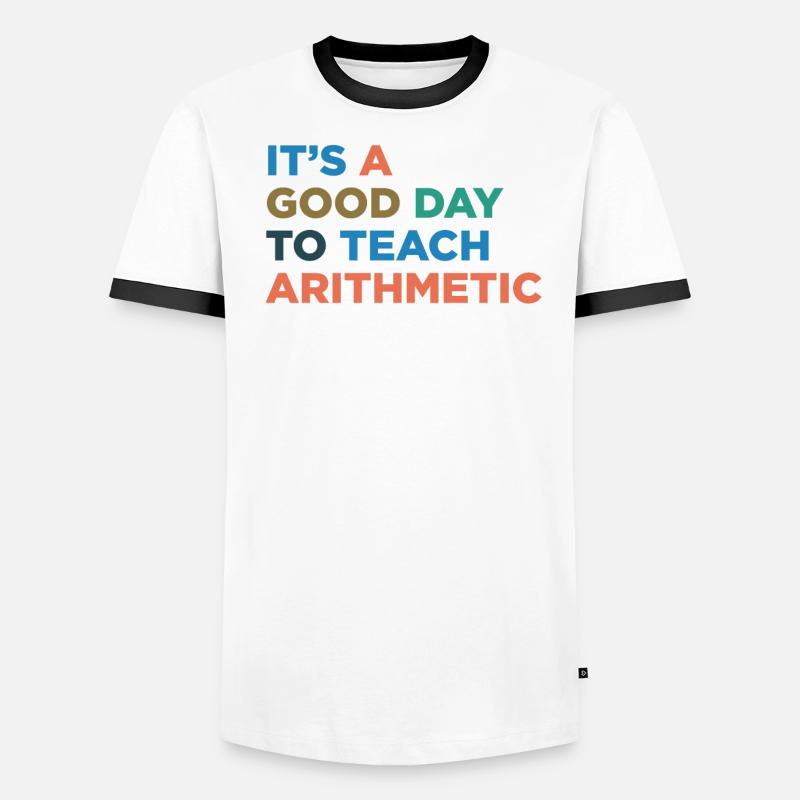 Teaching Arithmetic Teachers Men's Ringer Shirt