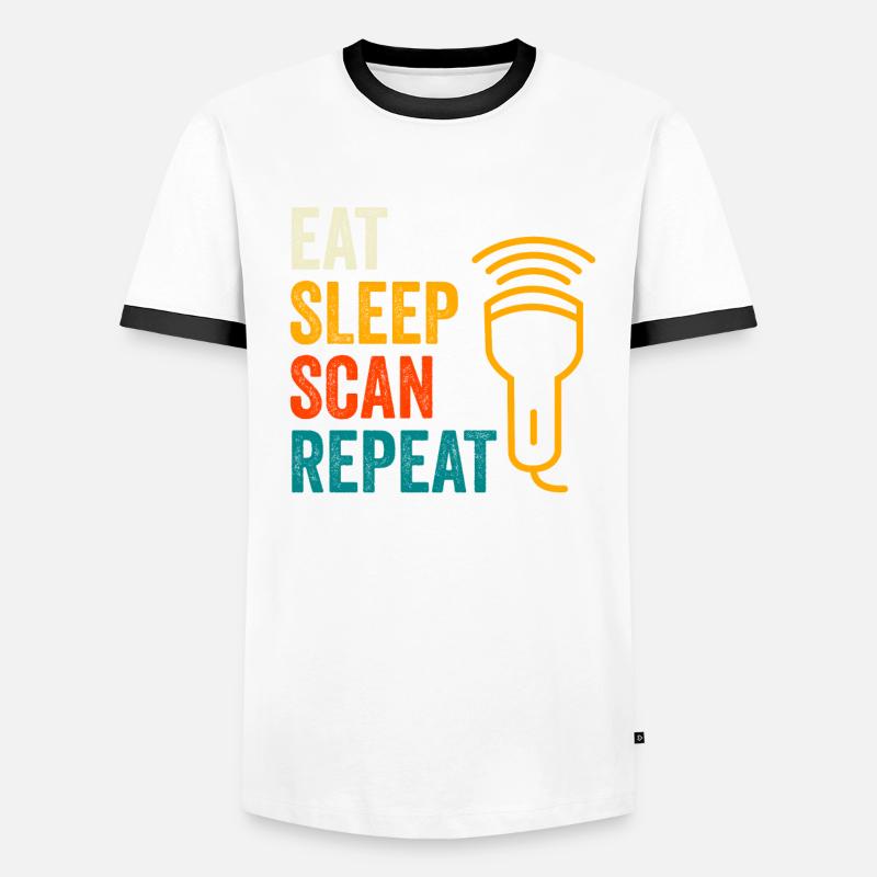 Sonograph Sonography Scan Men's Ringer Shirt
