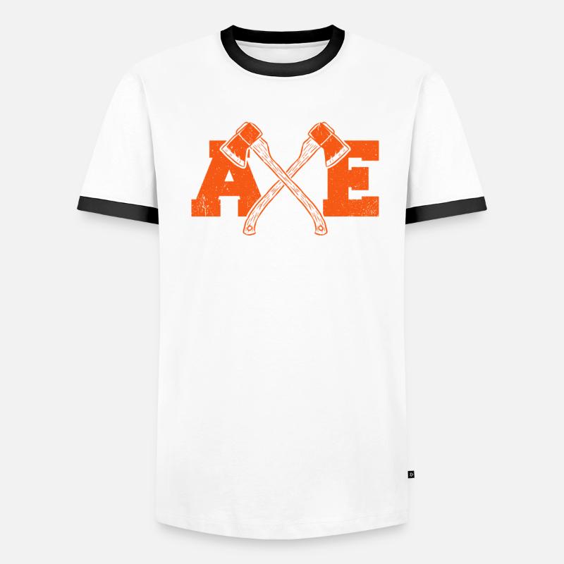 Axe Throwing Better Than Therapy Männer Kontrast-T-Shirt
