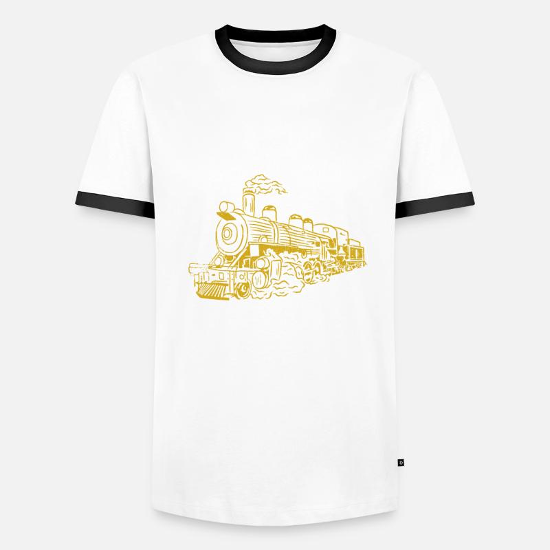Model Railroad I Don't Mind Hardwork Männer Kontrast-T-Shirt
