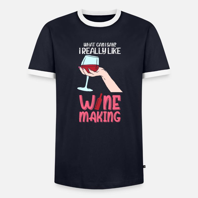 Que puis-je dire que j’aime vraiment la vinification T-shirt contrasté Homme