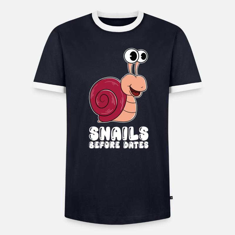 Snails before dates Men's Ringer Shirt