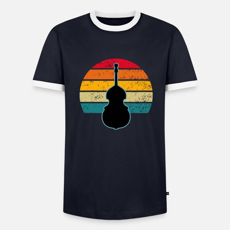 Contrebasse T-shirt contrasté Homme