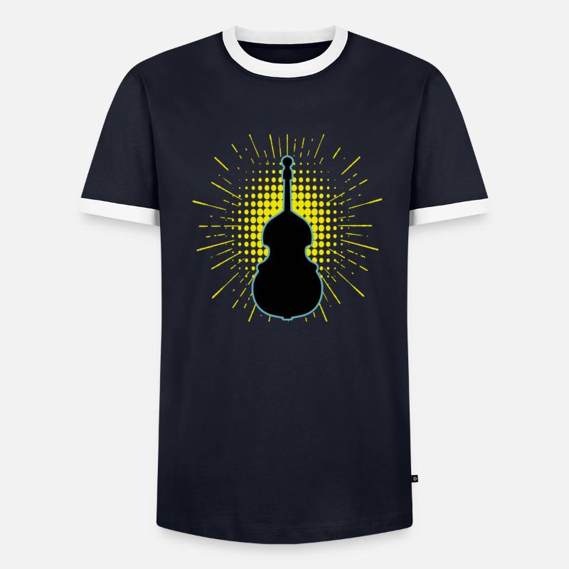 Contrebasse T-shirt contrasté Homme