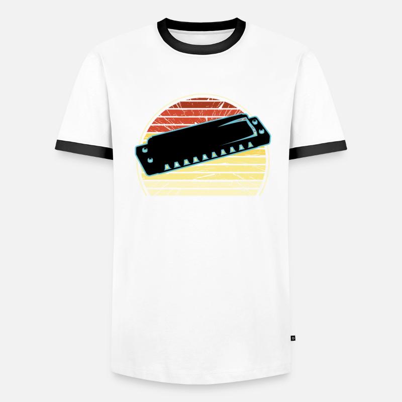 Harmonica T-shirt contrasté Homme