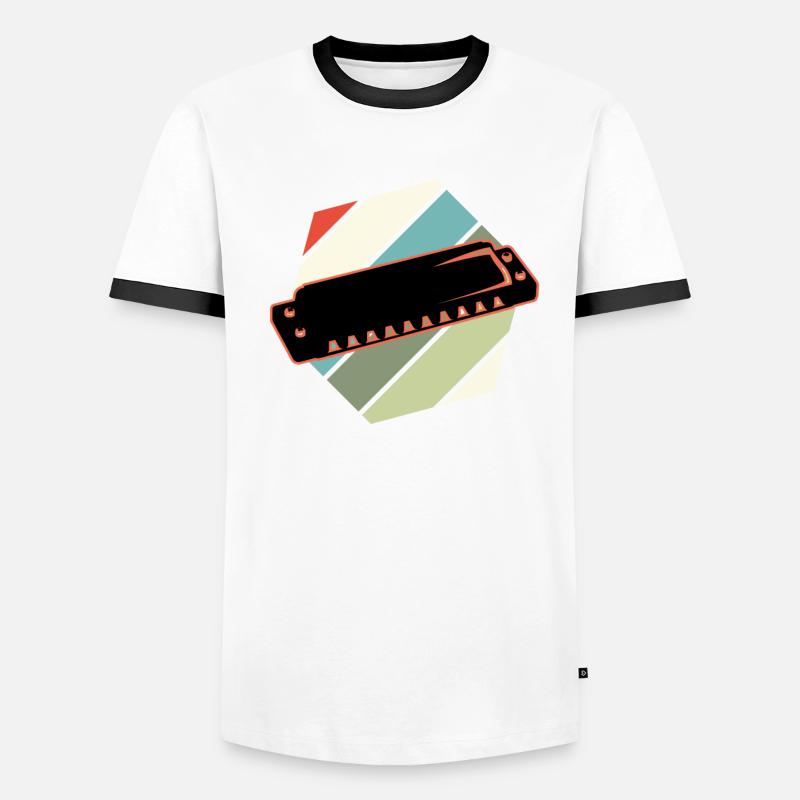Harmonica T-shirt contrasté Homme