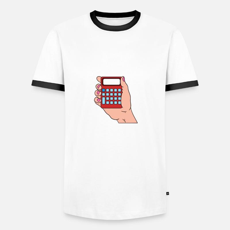 Tenue de livres Comptable Comptable T-shirt contrasté Homme