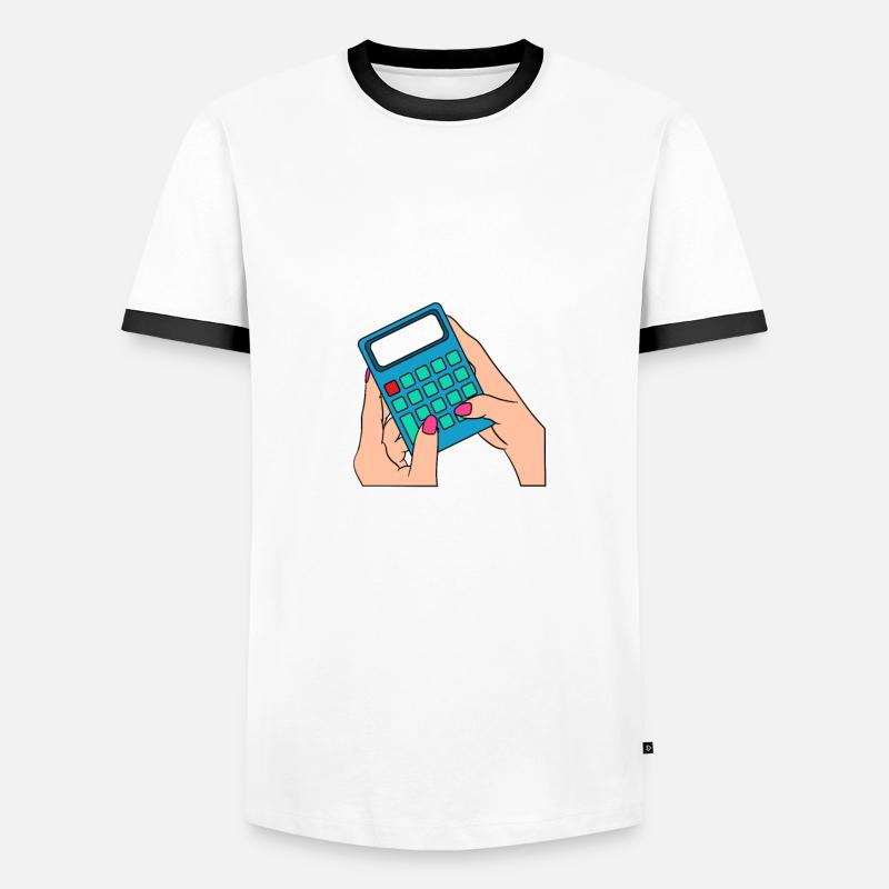 Tenue de livres Comptable Comptable T-shirt contrasté Homme