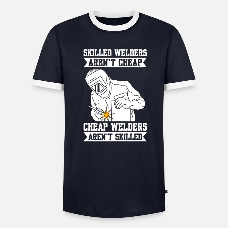 Les soudeurs bon marché ne sont pas qualifiés T-shirt contrasté Homme