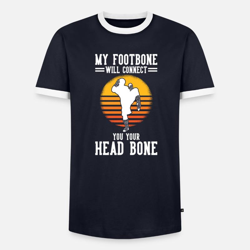 Muay Thai Boxing Men's Ringer Shirt